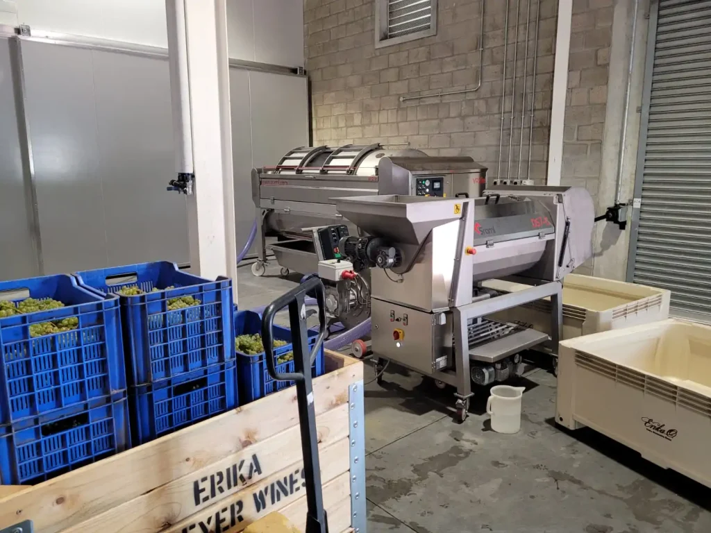 Erika Obermeyer Wines - Sraml equipment 2