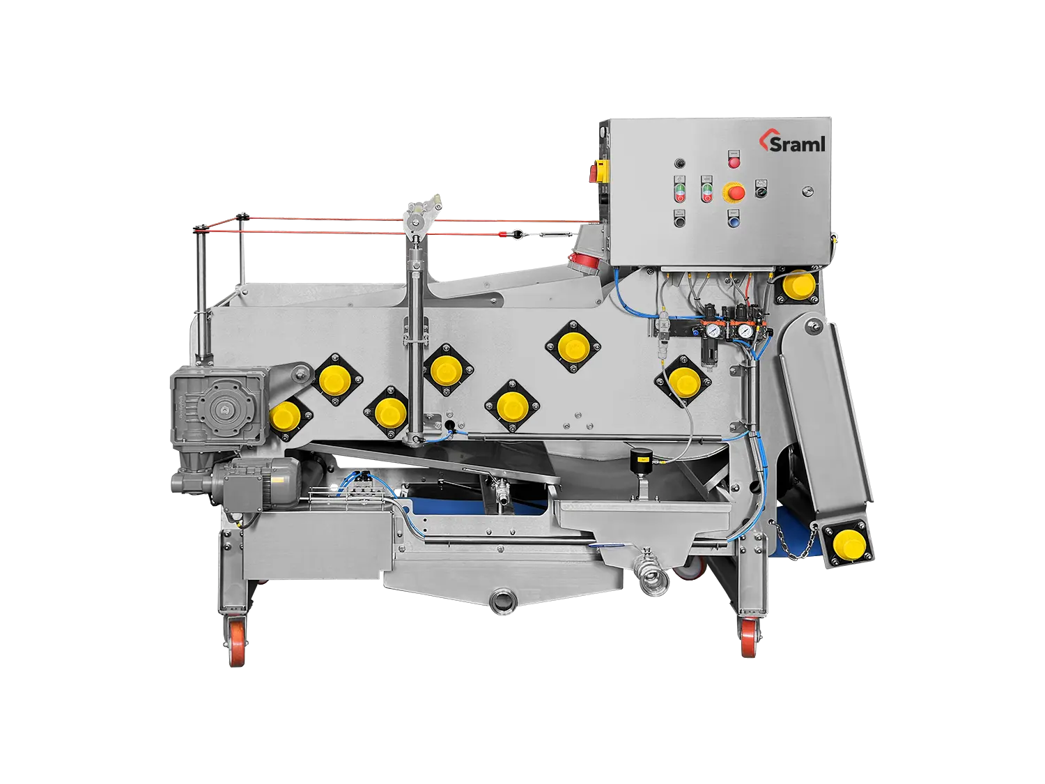 Single belt press PNG