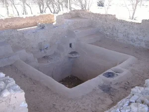 Ancient Egyptian pressing basin found in the Marea region near modern-day Lake Mariout (image By Institute for the Study of the Ancient World - Flickr: Marea (I), CC BY 2.0)