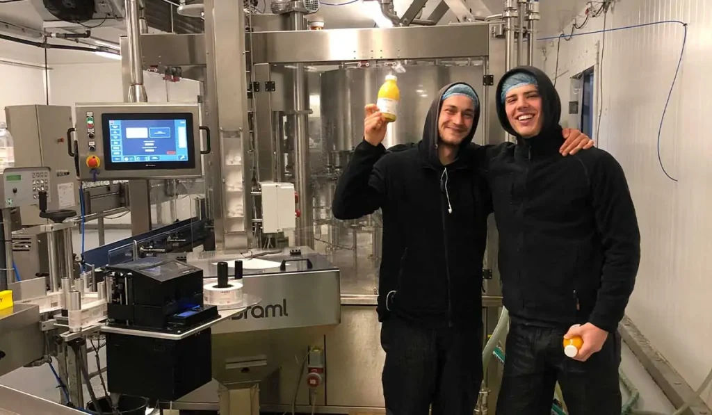Frankly Juice - case study Sraml