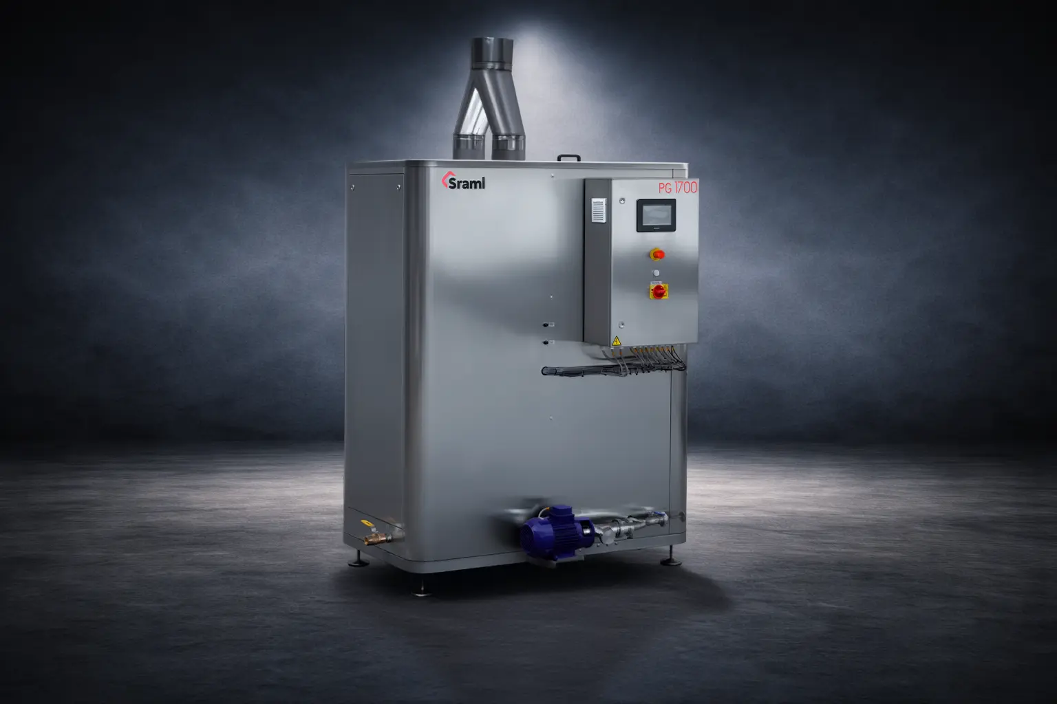 Gas-fired pasteurizer
